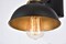 Anders Collection Wall Sconce D7.1 H8.3 Lt:1 Black and Brass Finish